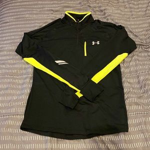 Under Armour RUN long sleeve half zip black small